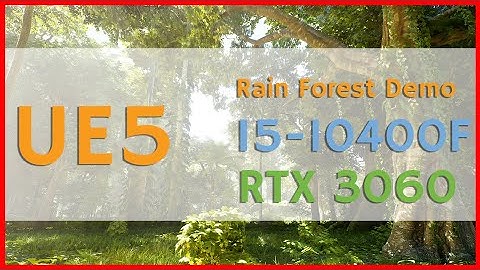 Unreal Engine 5 : Rain Forest Demo / Budget Gaming PC