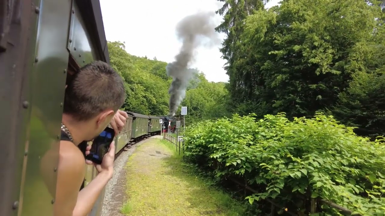 Bunkersuche, ohne die Harzquerbahn unmöglich - von Süd nach Nord und zurück