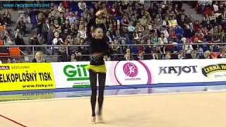 Alina Maksymenko Ribbon Final Brno Grand Prix 2009