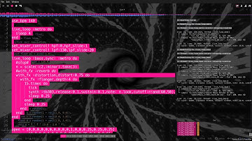 Sonic Pi Live Coding Practice techno