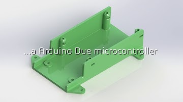 3D Printed Arduino Due Support Structure.