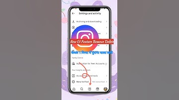 Instagram new ui feature kaise hataye 2025. Instagram ko pehle jaisa kaise banaya #instagram #shorts
