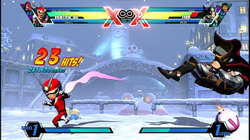 {umvc3} Viewtiful Joe/Dante/Doom 1m damage