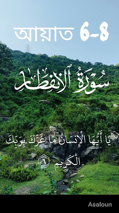 surah infitar, ayat 6-8#qurantilawat