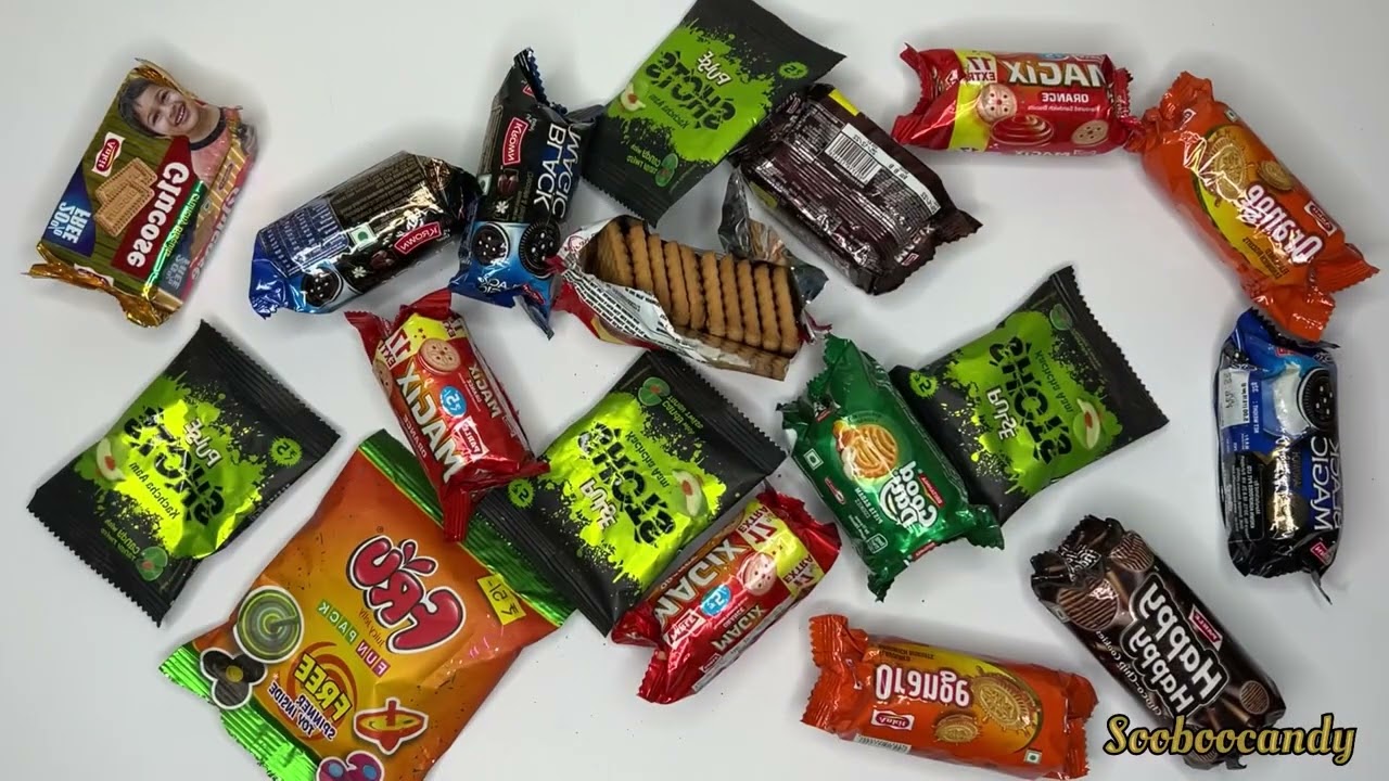 Lot’s of biscuits l Soo boo candy l tiger biscuits l so tasty