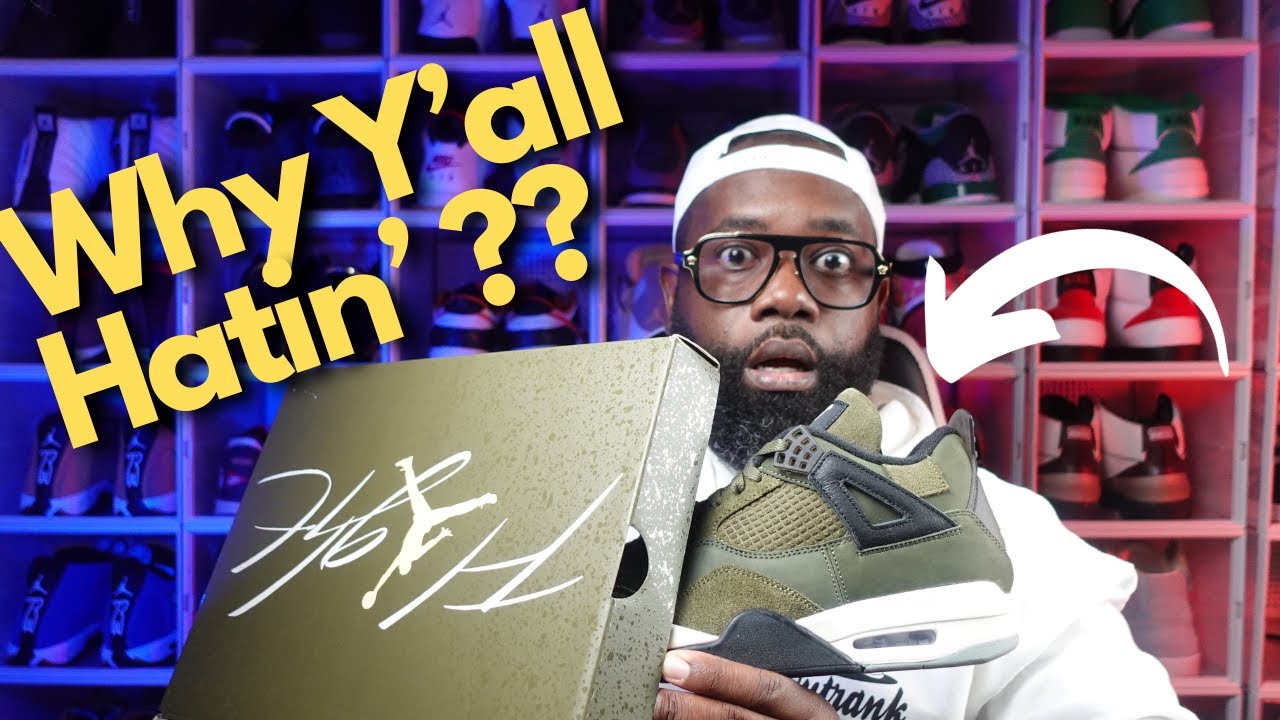 Air Jordan 4 Craft SE Olive In-Hand Review - YouTube