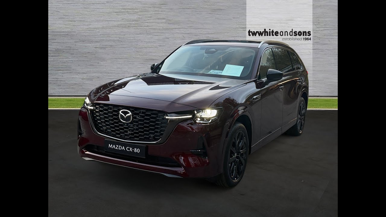 Mazda CX-80 2.5 17.8kWH e-SKYACTIV PHEV 327ps Homura Plus AWD