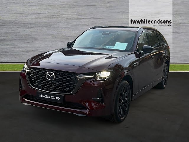 Mazda CX-80 2.5 17.8kWH e-SKYACTIV PHEV 327ps Homura Plus AWD