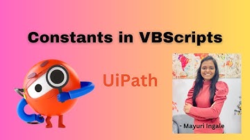 Constants in VBScript | VBScript | UiPath |  VB dotnetCode