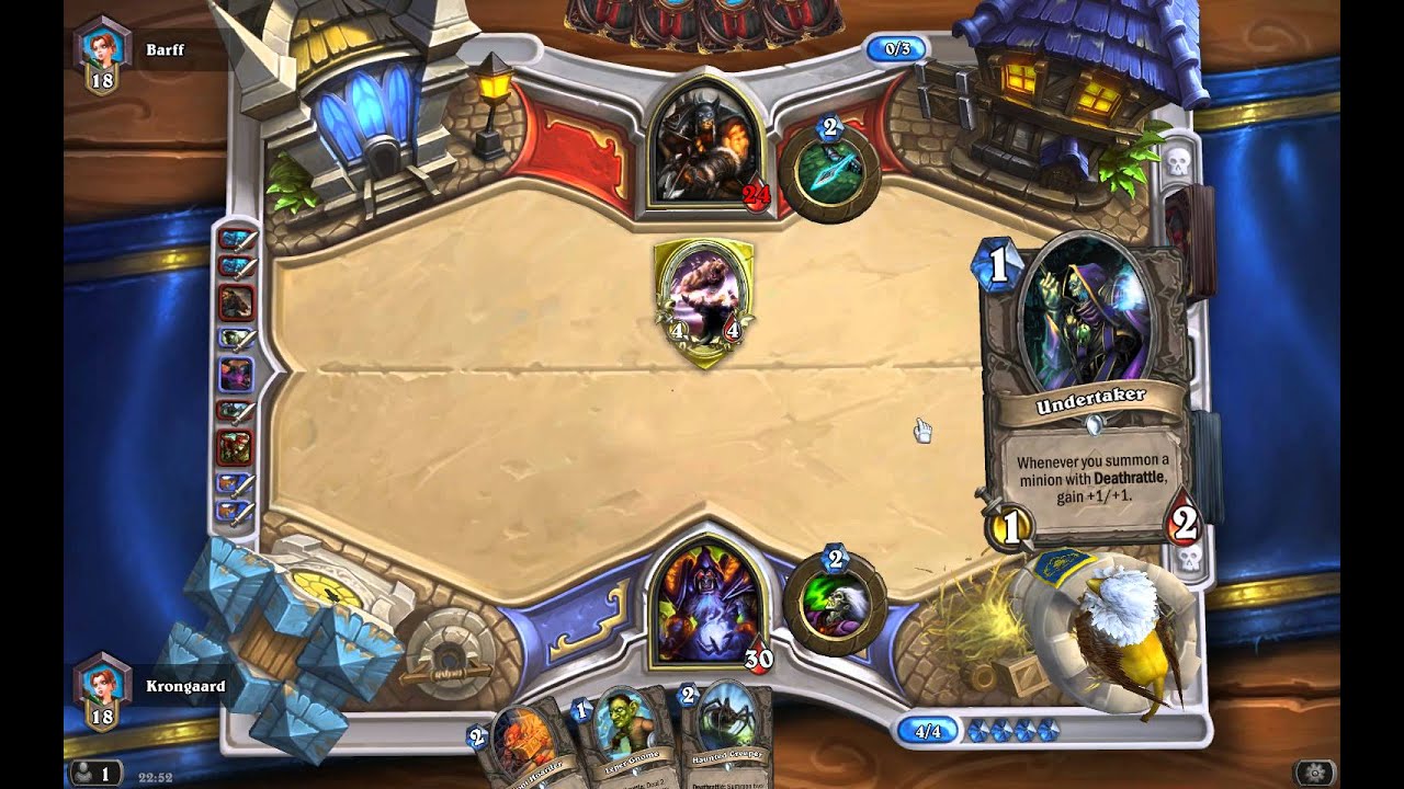 Hearthstone Golden Hero Farm | Warlock Fast Win Deck | Krongaard Vs Barff