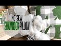 NO-SEW SHAMROCK PILLOW