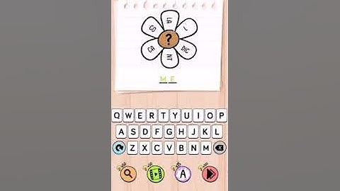 Brain Test : Tricky Words Word Petals Level 11-20 gameplay walkthrough