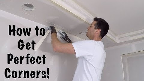 HOW TO TAPE DRYWALL (INSIDE CORNERS)