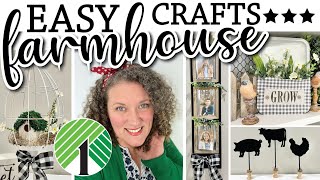 5 EASY Dollar Tree Farmhouse Crafts | DIY Summer Home Decor