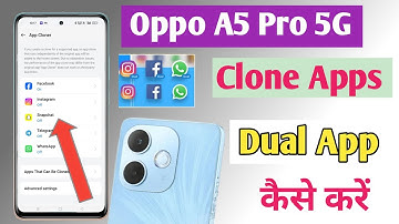 Oppo A5 pro 5g Dual App Setting/ How to Create Dual Apps in Oppo A5 pro 5g