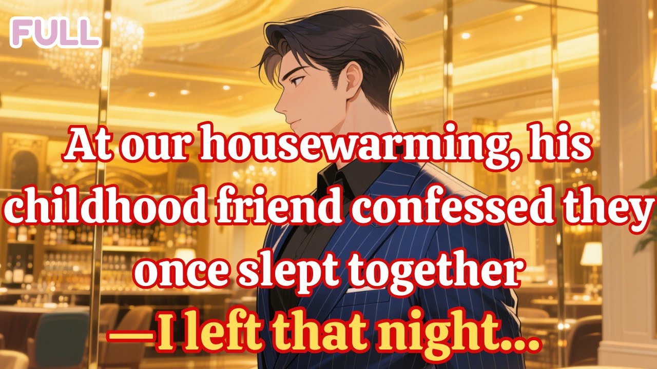 At our housewarming, his childhood friend confessed they once slept together—I left that night…