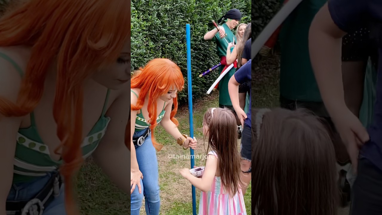 Nami com crianças #nami #namicosplay #onepiececosplay #onepiece #onepiecefan