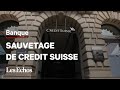 La banque ubs rachte sa rivale credit suisse en difficult