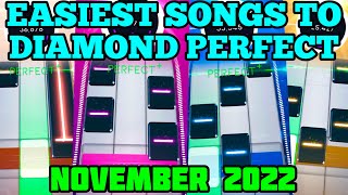The EASIEST songs to DIAMOND PERFECT on Beatstar | November 2022