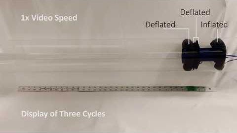 Water pipe robot utilizing soft inflatable actuators