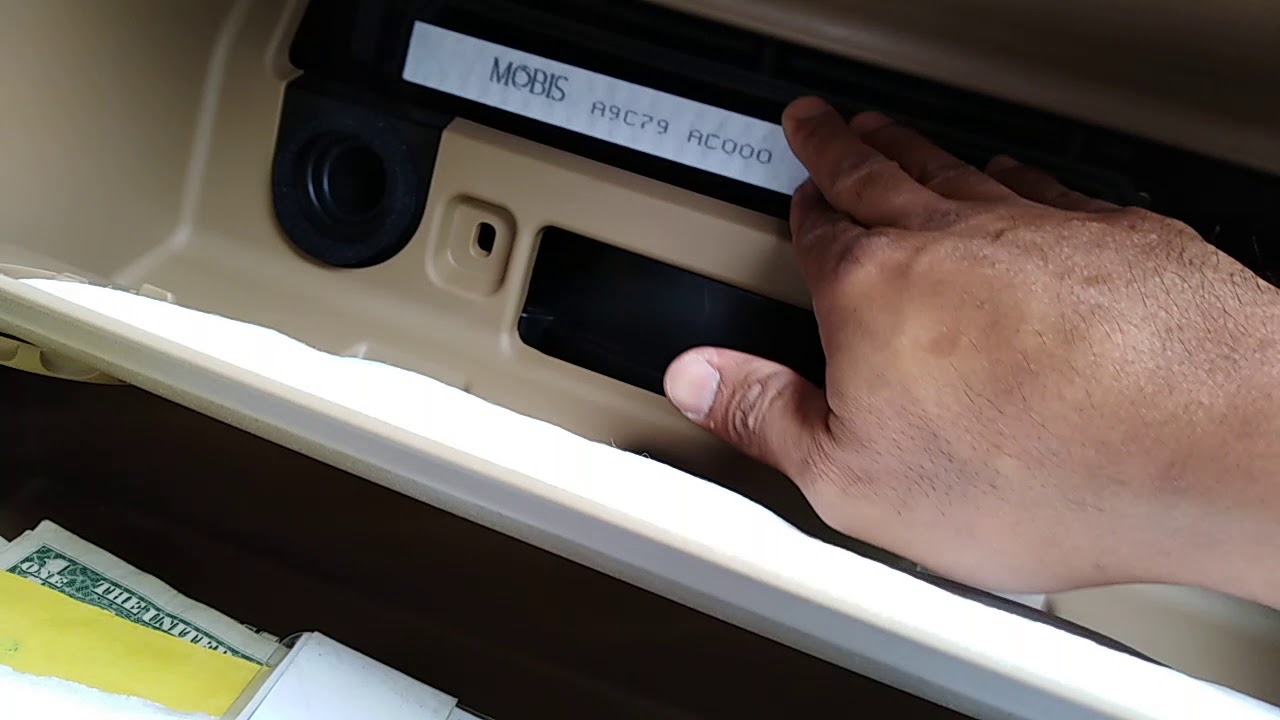 Change 2015 Kia Sedona Cabin Air Filter Replacement Youtube