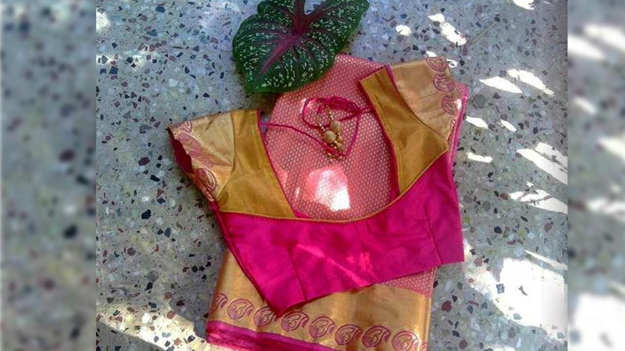 saree blouse design cutting and stitching in tamil