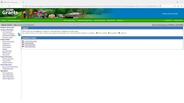 DCNR Grants Portal Tutorial -- Applying for Grants