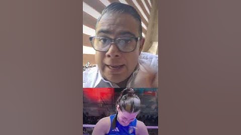 45seg duró la pelea d la Italiana Angela Carini vs Imane Khalif,un hombre q se identifica como mujer