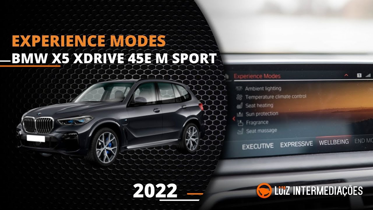 Experience modes | BMW X5 XDRIVE 45E M SPORT 2022 - YouTube