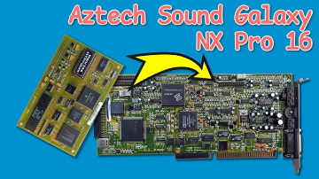 Aztech Sound Galaxy NX Pro 16 with SoftMPU and Roland MT-32 emulation.