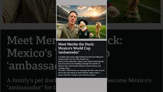 Merlin the Duck 🦆 | Mexico’s Viral World Cup 2026 Ambassador | BBC News Story