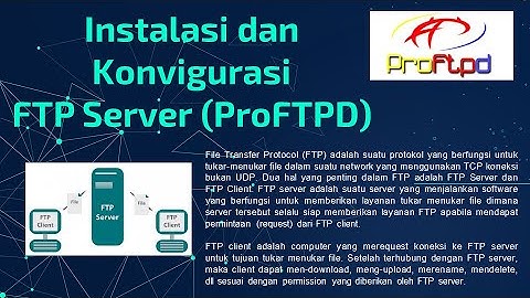 Instalasi dan Konvigurasi FTP Server (ProFTPD)