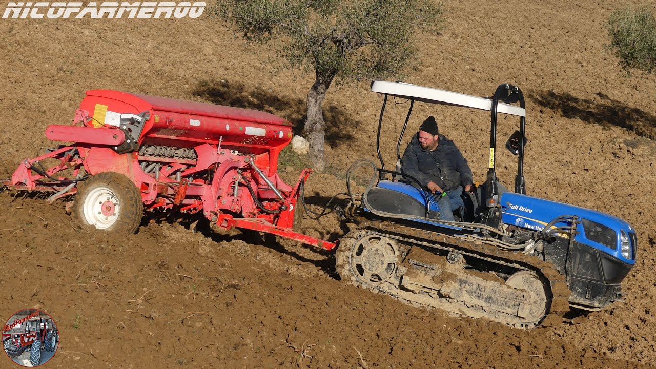 NEW HOLLAND TK4050M + GASPARDO SC MARIA 300 | SEMINA FRUMENTO DURO 2K22 | DI PIETRO