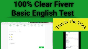 How to Pass Fiverr English Skills Test(September 2020)How To Pass Fiverr Test Easily||Fiverr Test