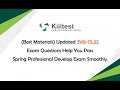 (Best Materials) Updated 2V0-72.22 Exam Questions Help You Pass Spring Professional Develop Exam