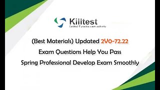 (Best Materials) Updated 2V0-72.22 Exam Questions Help You Pass Spring Professional Develop Exam