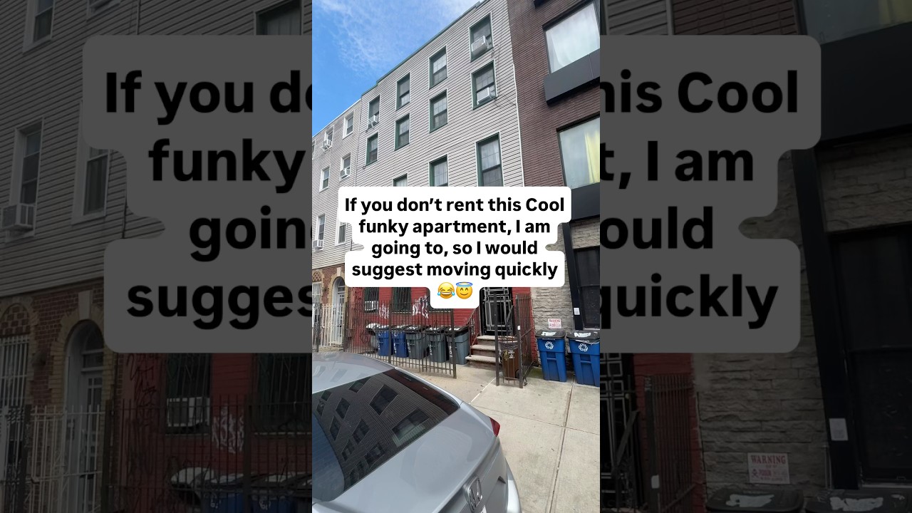 Funky Brooklyn apartment 😂😇 