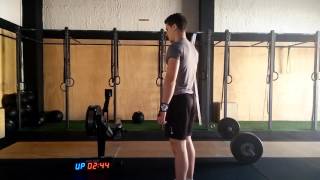 Roberto Ippolito - Adriatic Throwdown 2017 qualifier wod 2 Elite/rx