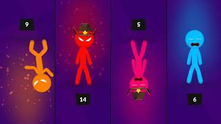 Stickman игры на двоих на троих на четверых