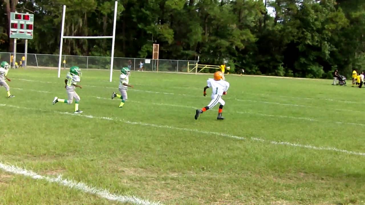 09242016 Savannah Stars 8u Qb Joshua Washington Scores Youtube