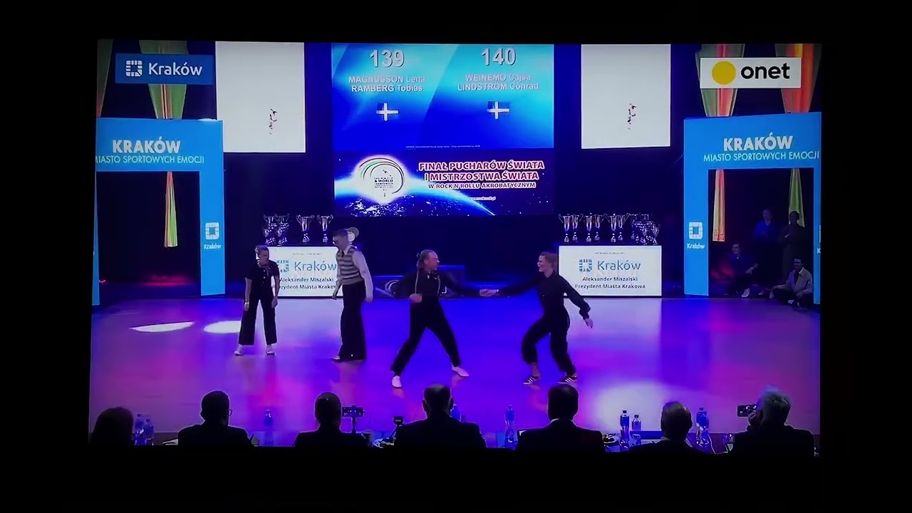 World cup Krakow 2025 main class final Tobias & Lena, Conrad & Cajsa