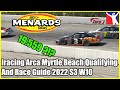 *IMPORTANT QUAL LAP* Iracing Arca Guide to Myrtle Beach Qualifying and Race