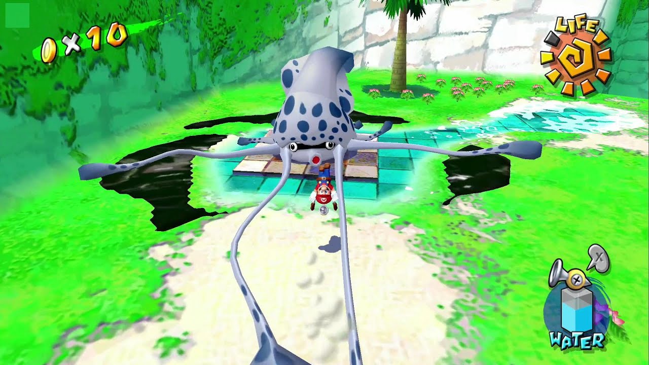 How to clear】The Boss of Tricky Ruins【SUPER MARIO SUNSHINE