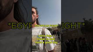 Crazy Fight Breaks Out At Giza Pyramids egypt travel