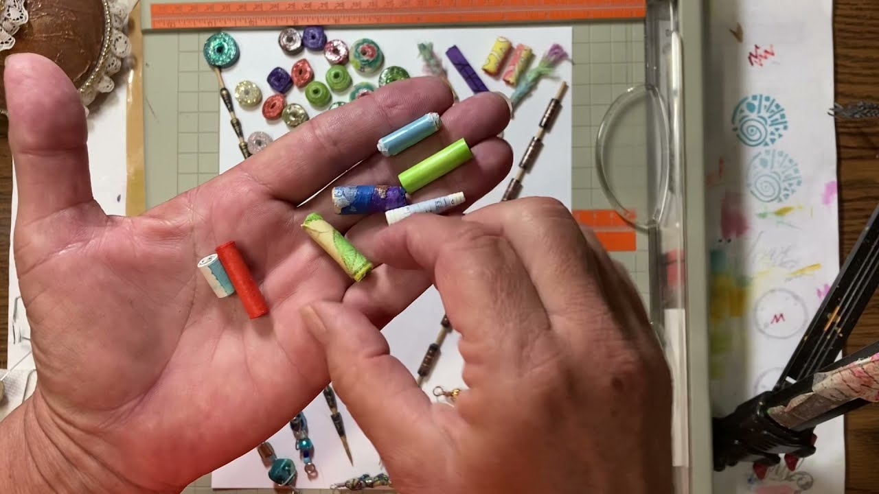 Budget crafting, Wk 16, DIY Paper Beads, different ways, episode 1 :)