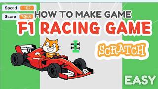 Scratch 3.0 Tutorial: How to Make a F1 Racing Game in Scratch screenshot 5