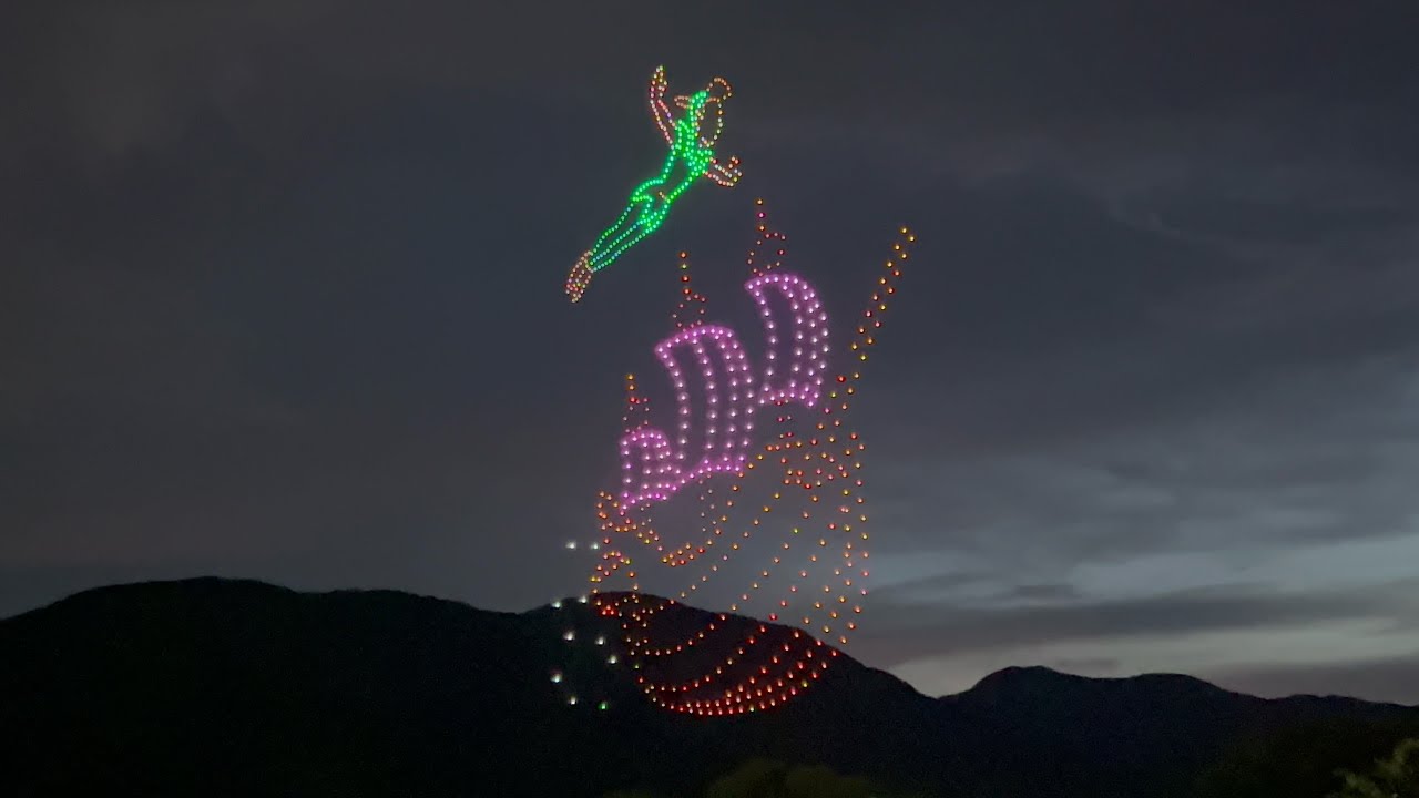 Tokyo Disney Resort Special Drone Show “Magic in the Air” in Tokyo Disney Resort Special Drone Show “Magic in the Air” in