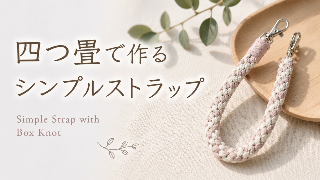 YouTube ユーチューブ ストラップ Simple Strap With Box Knot - YouTube