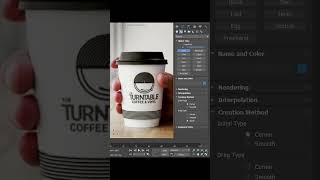 3ds max: How to Make a Realistic Paper Coffee Cup in 40 Seconds! 🖤 #shorts