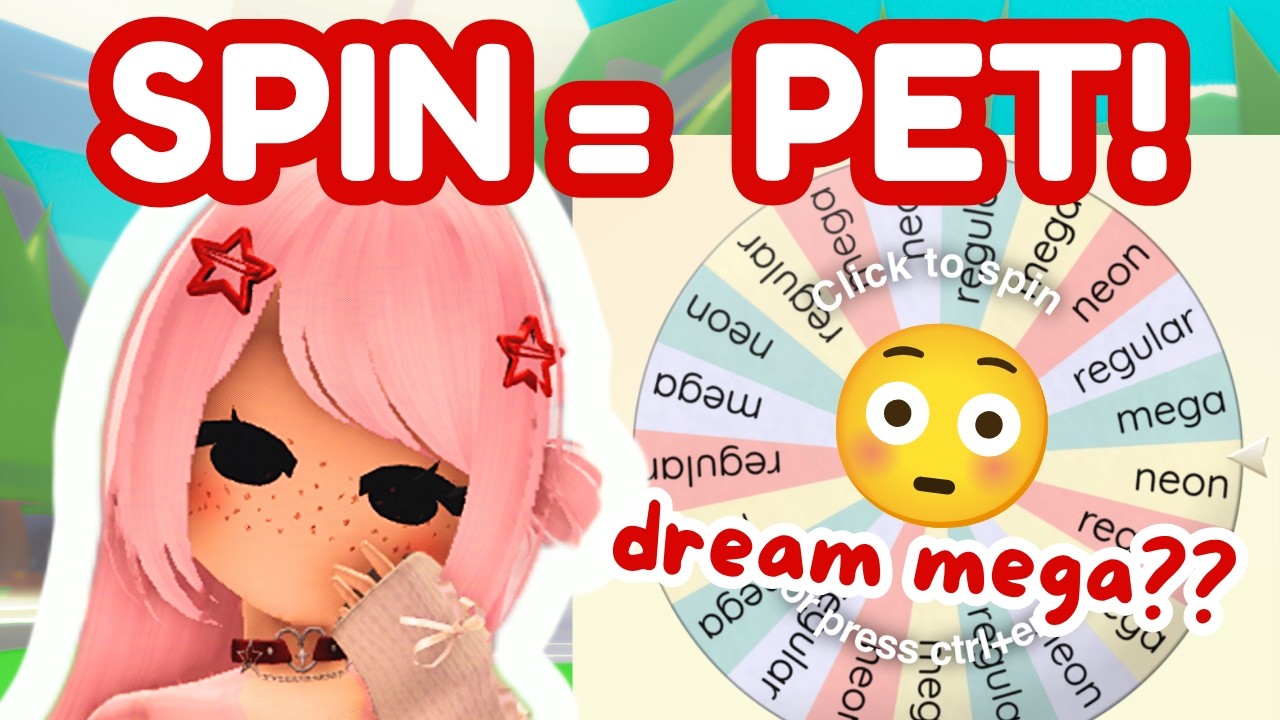 I Have to Make Whatever I Spin in Adopt Me 👀 #adoptmeupdate